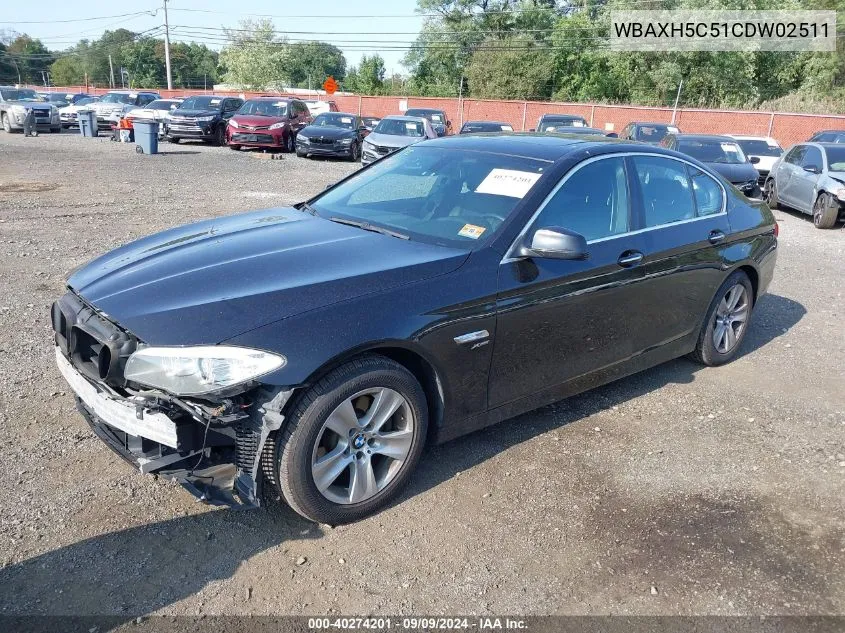 WBAXH5C51CDW02511 2012 BMW 528I xDrive