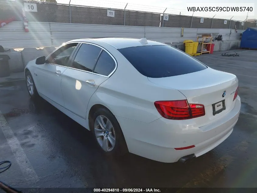 WBAXG5C59CDW85740 2012 BMW 528I