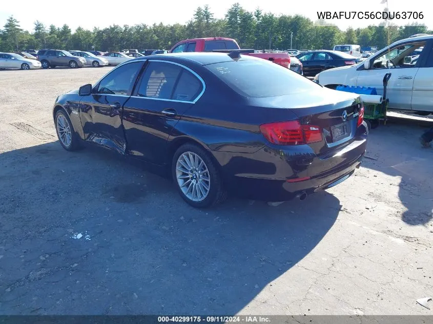 2012 BMW 535I xDrive VIN: WBAFU7C56CDU63706 Lot: 40299175