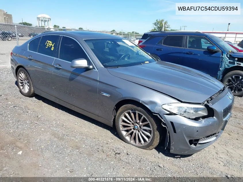 2012 BMW 535 Xi VIN: WBAFU7C54CDU59394 Lot: 40321576