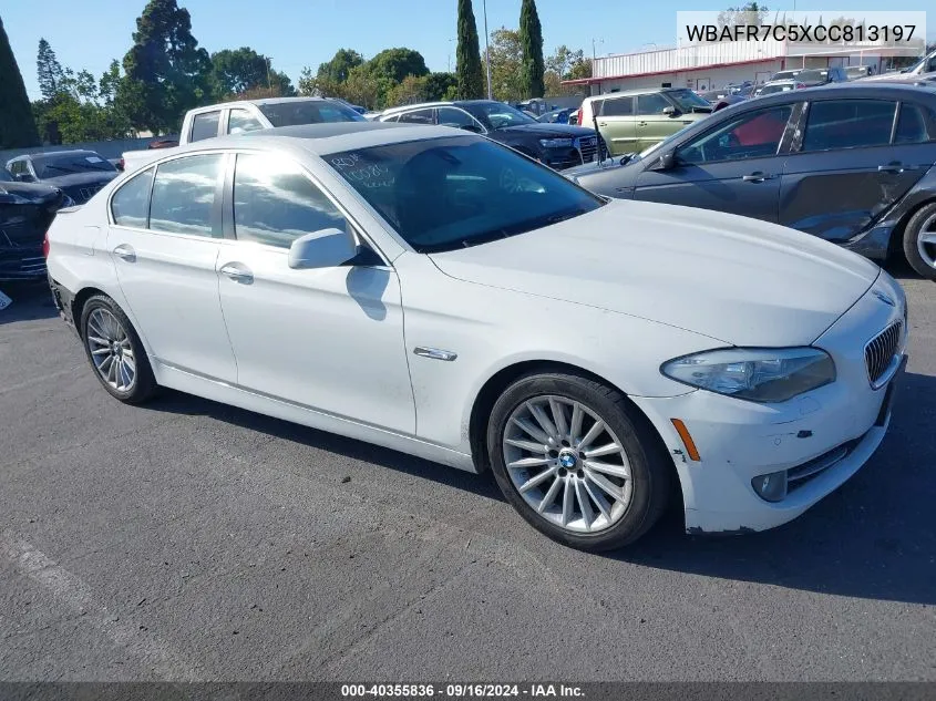 2012 BMW 535I VIN: WBAFR7C5XCC813197 Lot: 40355836