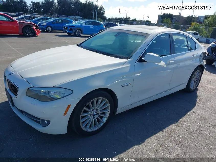 2012 BMW 535I VIN: WBAFR7C5XCC813197 Lot: 40355836