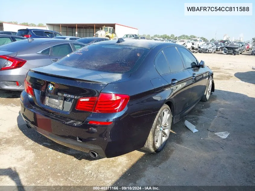 2012 BMW 535 I VIN: WBAFR7C54CC811588 Lot: 40371166