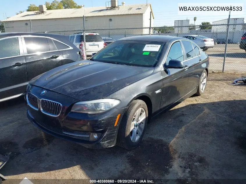 2012 BMW 528I I VIN: WBAXG5C5XCDW84533 Lot: 40380860