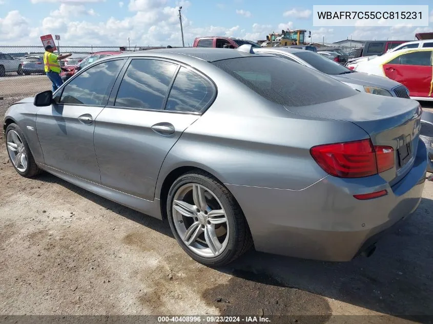 WBAFR7C55CC815231 2012 BMW 535I I