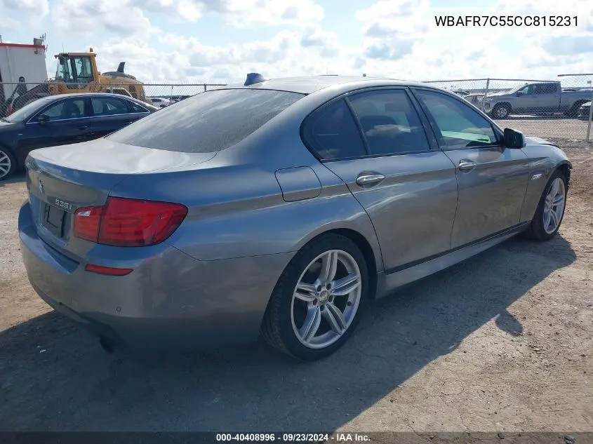 WBAFR7C55CC815231 2012 BMW 535I I