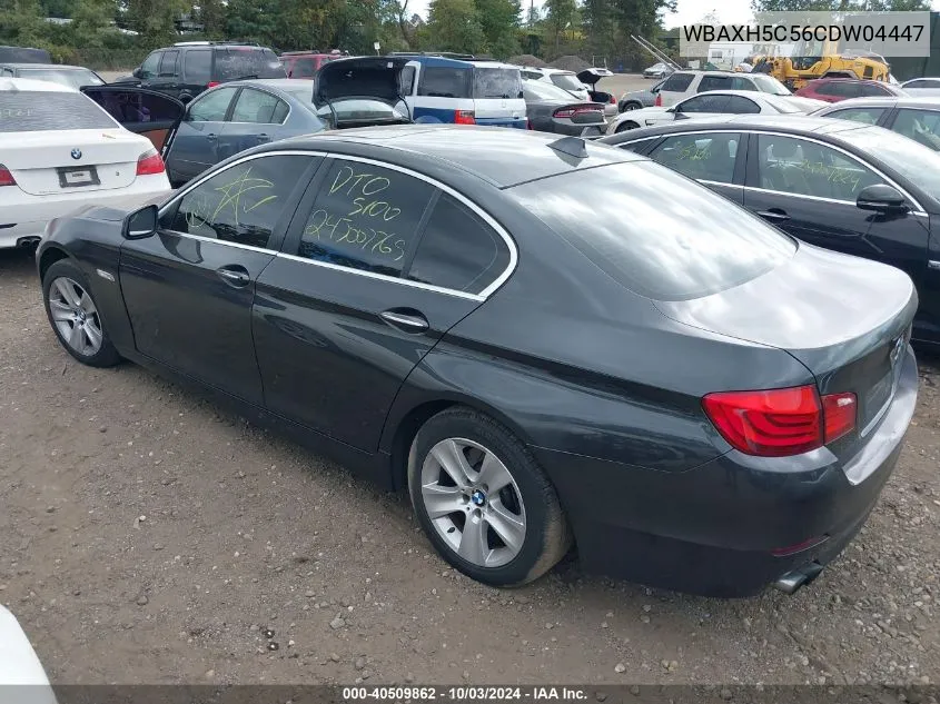 2012 BMW 528I xDrive VIN: WBAXH5C56CDW04447 Lot: 40509862