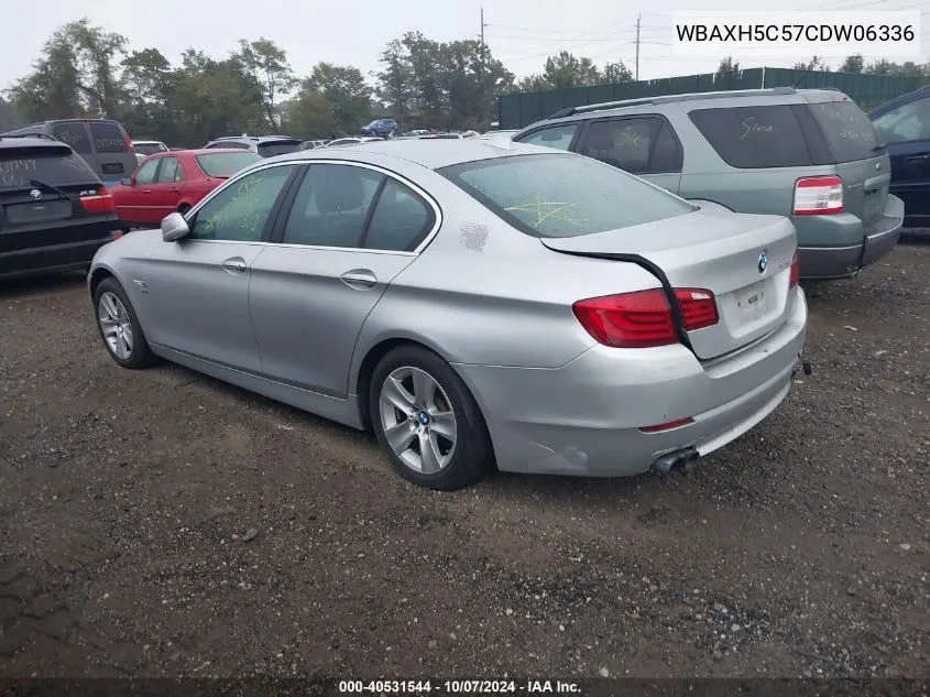 2012 BMW 528I xDrive VIN: WBAXH5C57CDW06336 Lot: 40531544