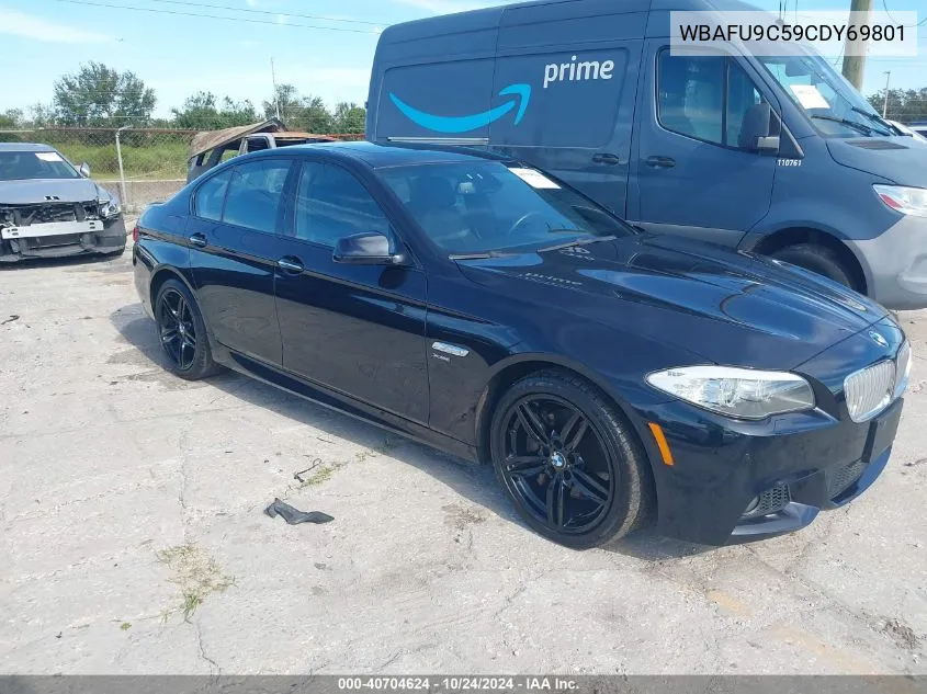 2012 BMW 550I xDrive VIN: WBAFU9C59CDY69801 Lot: 40703022