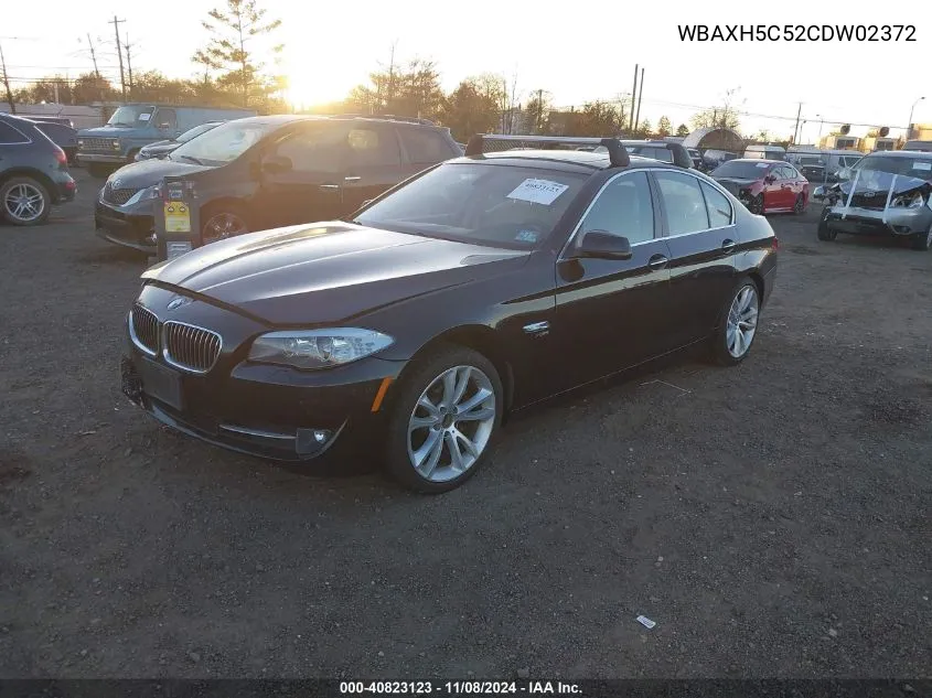 2012 BMW 528I xDrive VIN: WBAXH5C52CDW02372 Lot: 40823123