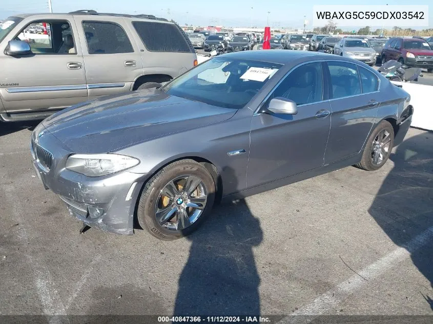 WBAXG5C59CDX03542 2012 BMW 528I