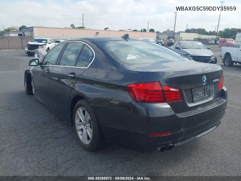 2013 BMW 528I VIN: WBAXG5C59DDY35959 Lot: 39295972