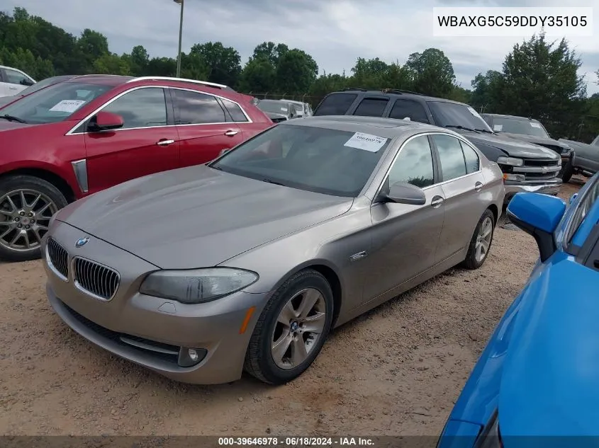 2013 BMW 528I VIN: WBAXG5C59DDY35105 Lot: 39646978