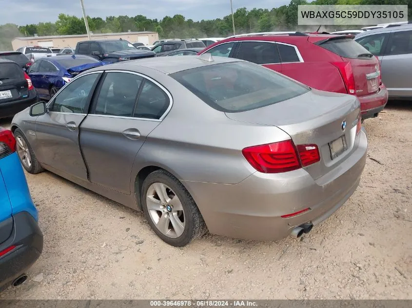 2013 BMW 528I VIN: WBAXG5C59DDY35105 Lot: 39646978