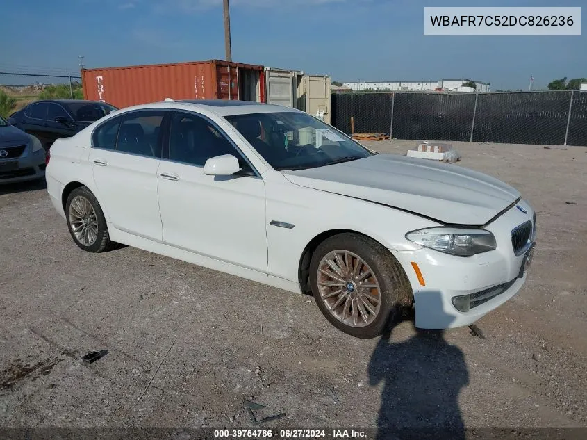 2013 BMW 535I VIN: WBAFR7C52DC826236 Lot: 39754786