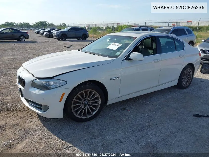 2013 BMW 535I VIN: WBAFR7C52DC826236 Lot: 39754786