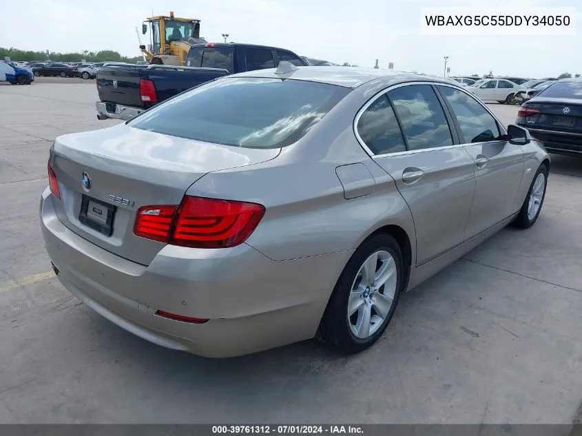 2013 BMW 528I VIN: WBAXG5C55DDY34050 Lot: 39761312