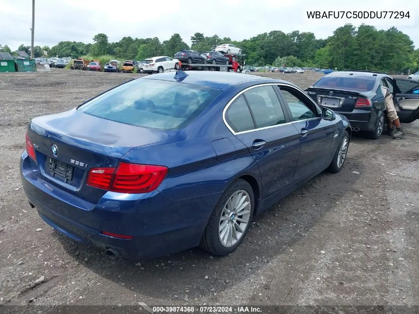 2013 BMW 535I xDrive VIN: WBAFU7C50DDU77294 Lot: 39874368