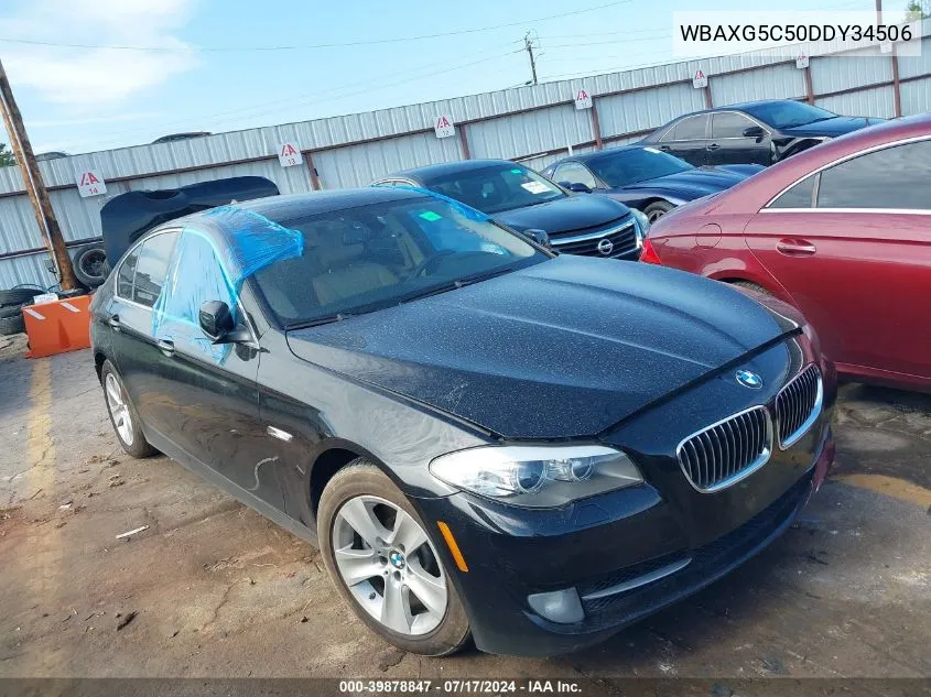 2013 BMW 528I VIN: WBAXG5C50DDY34506 Lot: 39878847