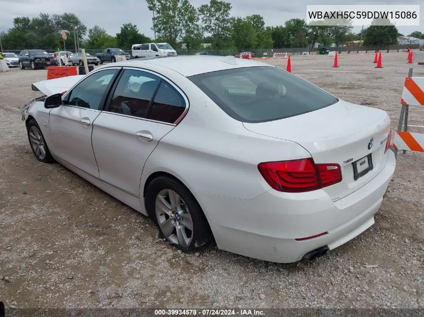 2013 BMW 528I xDrive VIN: WBAXH5C59DDW15086 Lot: 39934578