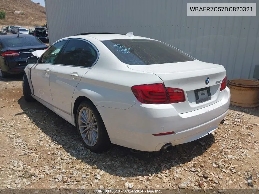 2013 BMW 535I VIN: WBAFR7C57DC820321 Lot: 39935613