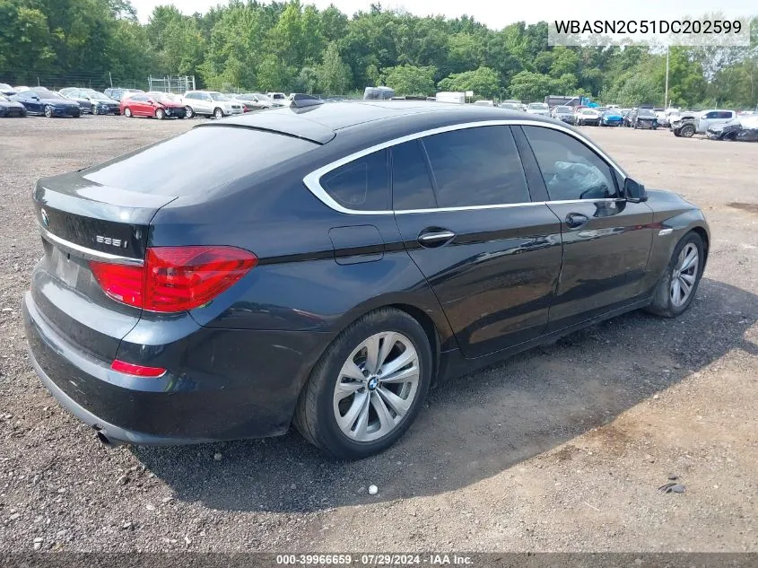 2013 BMW 535I Gran Turismo VIN: WBASN2C51DC202599 Lot: 39966659