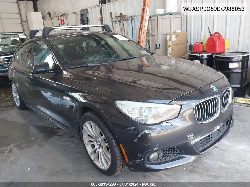 2013 BMW 550I Gran Turismo xDrive VIN: WBASP0C59DC988053 Lot: 39994299