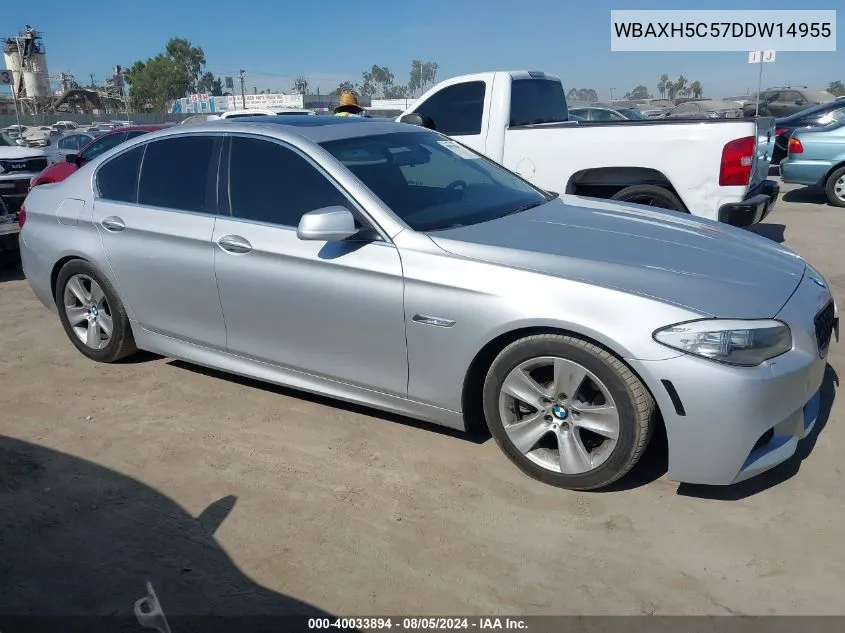 2013 BMW 528I xDrive VIN: WBAXH5C57DDW14955 Lot: 40033894