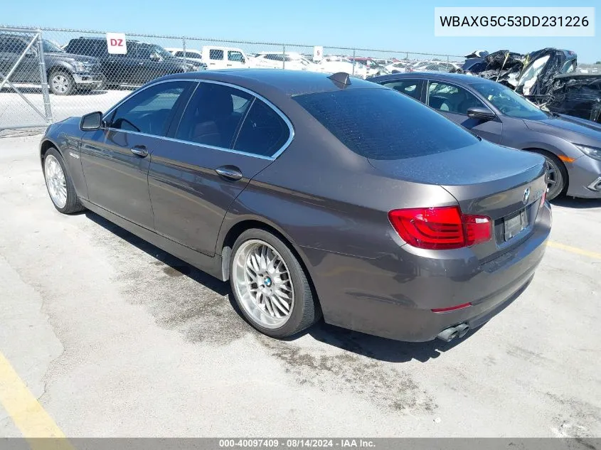 WBAXG5C53DD231226 2013 BMW 528I