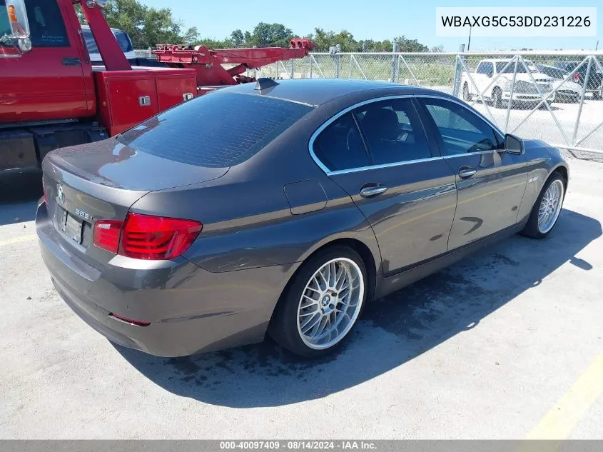 WBAXG5C53DD231226 2013 BMW 528I