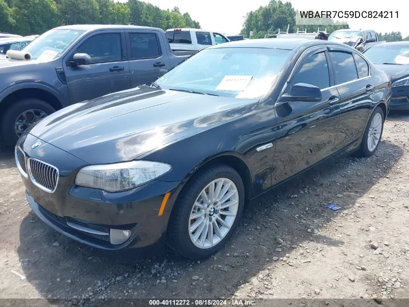 2013 BMW 535I VIN: WBAFR7C59DC824211 Lot: 40112272