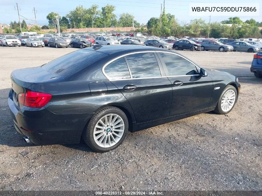 2013 BMW 535I xDrive VIN: WBAFU7C59DDU75866 Lot: 40228312