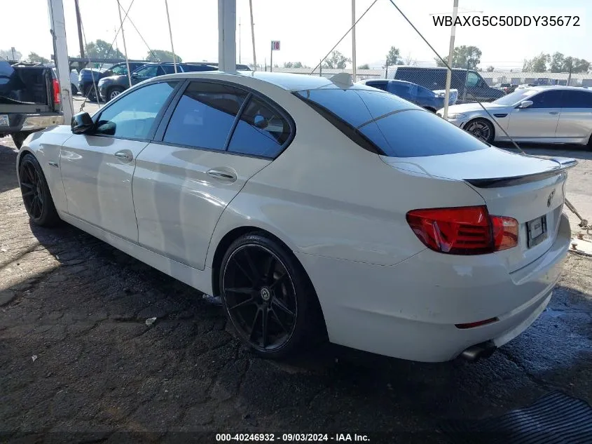 WBAXG5C50DDY35672 2013 BMW 528I