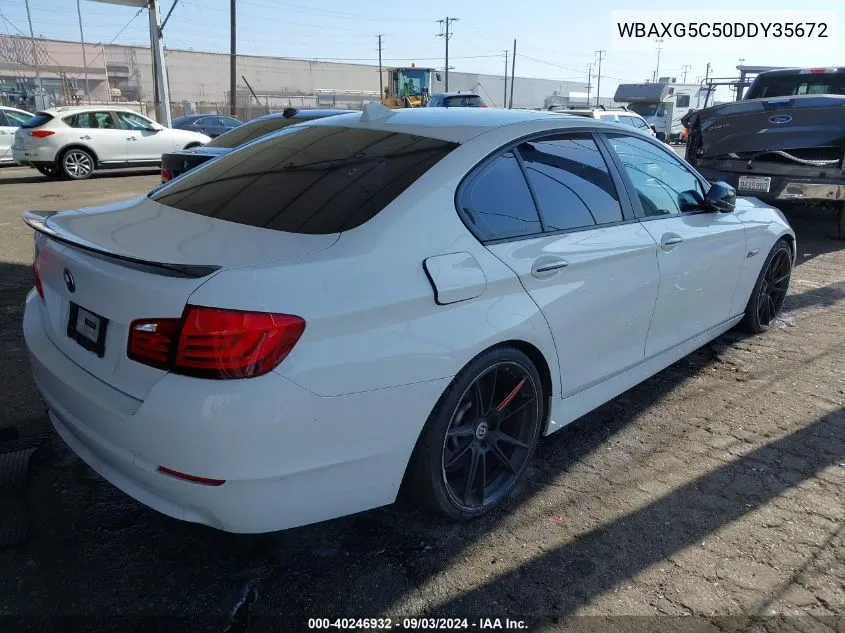 WBAXG5C50DDY35672 2013 BMW 528I