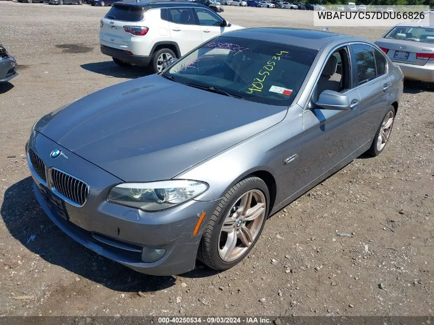 2013 BMW 535I xDrive VIN: WBAFU7C57DDU66826 Lot: 40250534