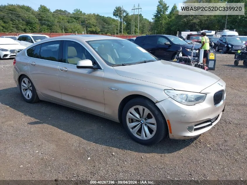 2013 BMW 535I Gran Turismo xDrive VIN: WBASP2C52DC339920 Lot: 40267396