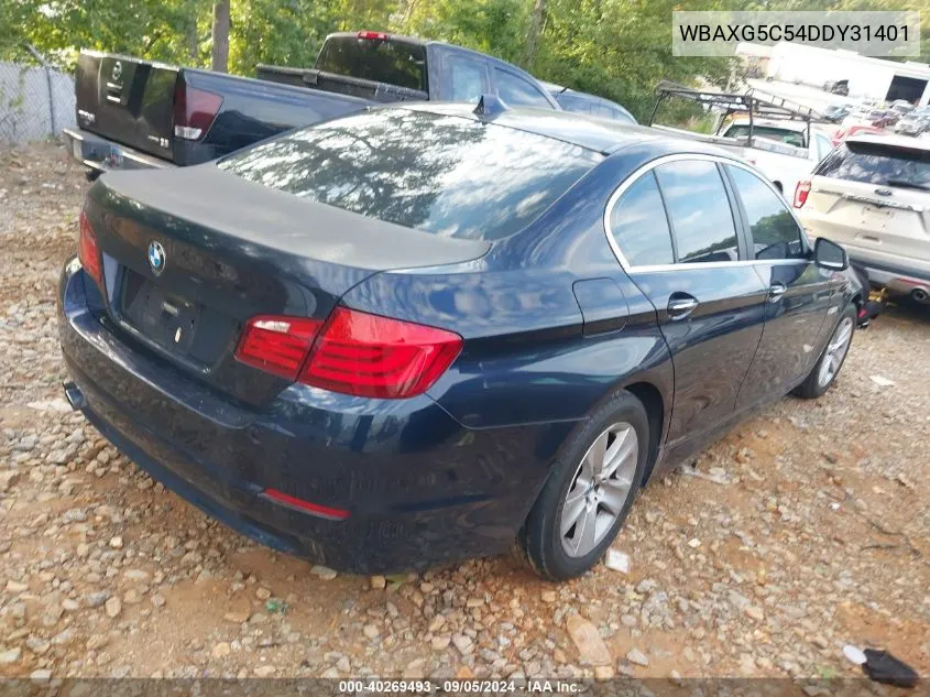 2013 BMW 528I VIN: WBAXG5C54DDY31401 Lot: 40269493