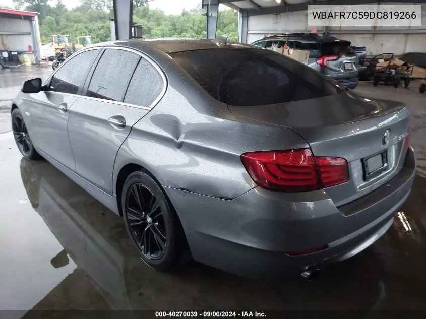 2013 BMW 535I I VIN: WBAFR7C59DC819266 Lot: 40270039