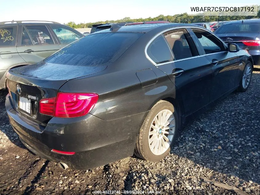 WBAFR7C57DC817192 2013 BMW 535 I