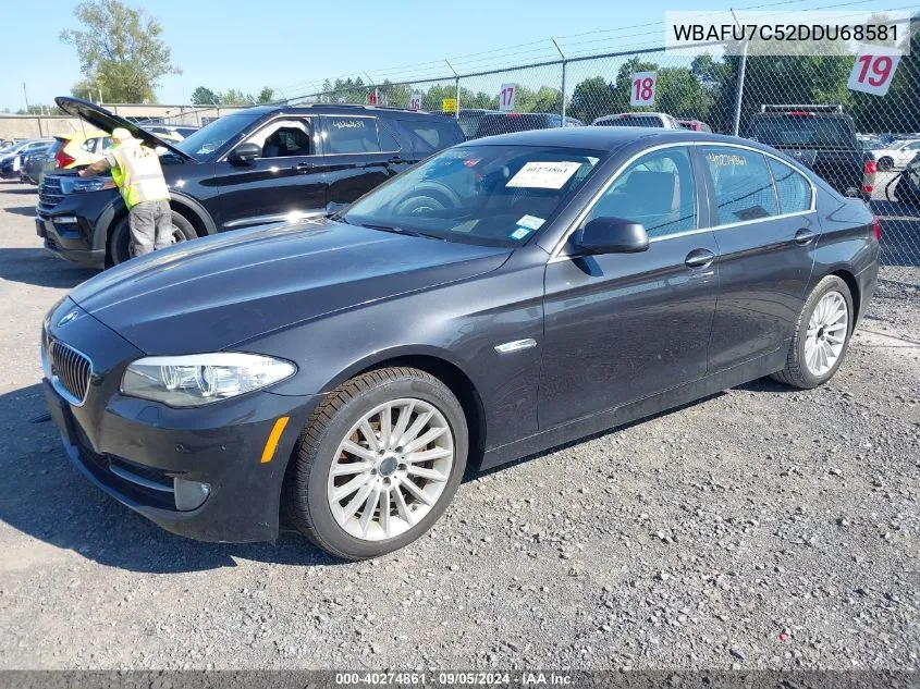 2013 BMW 535I xDrive VIN: WBAFU7C52DDU68581 Lot: 40274861