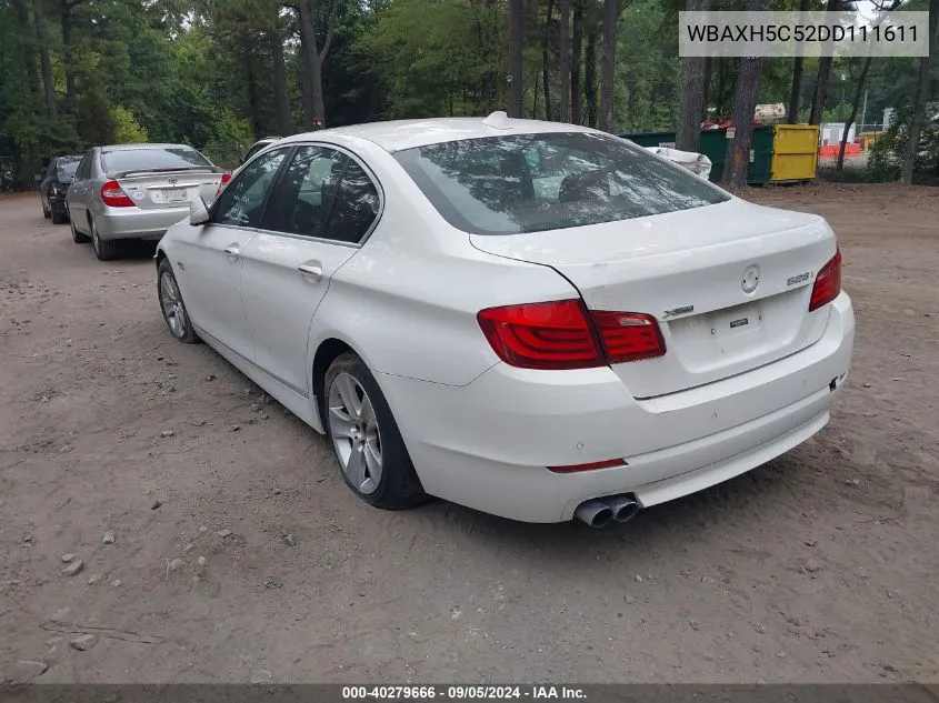 WBAXH5C52DD111611 2013 BMW 528I xDrive