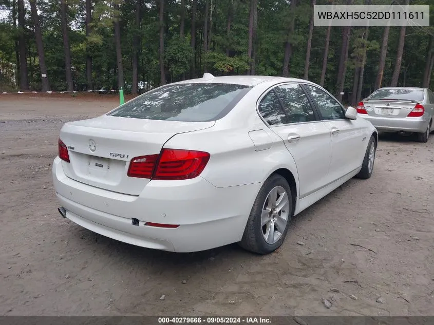 WBAXH5C52DD111611 2013 BMW 528I xDrive