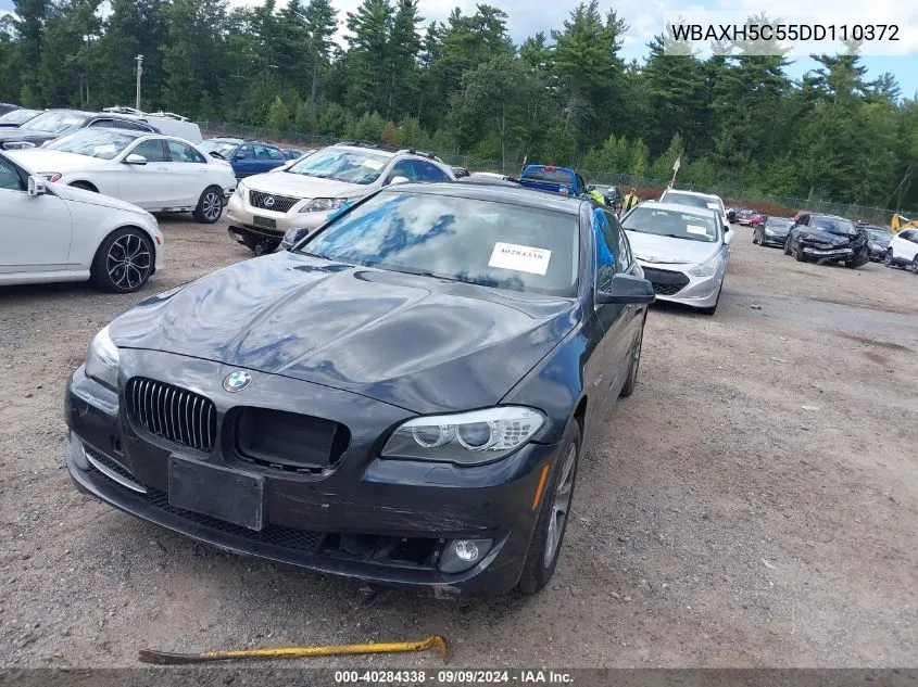 2013 BMW 528I xDrive VIN: WBAXH5C55DD110372 Lot: 40284338