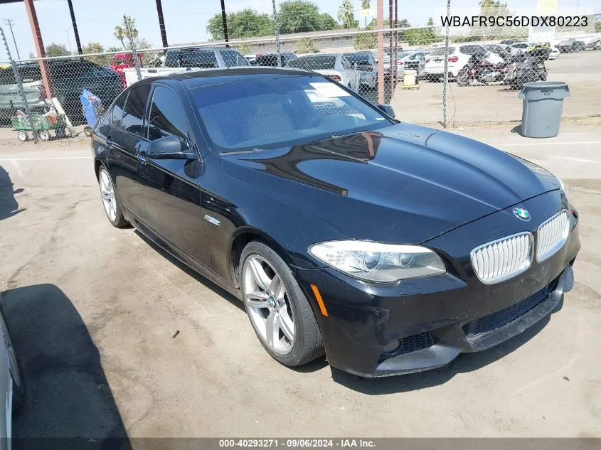 2013 BMW 550I VIN: WBAFR9C56DDX80223 Lot: 40293271