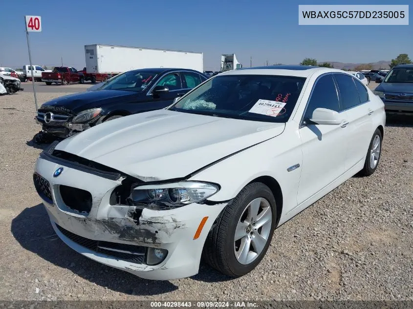 2013 BMW 528I VIN: WBAXG5C57DD235005 Lot: 40298443