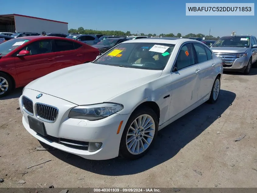 2013 BMW 535I xDrive VIN: WBAFU7C52DDU71853 Lot: 40301939