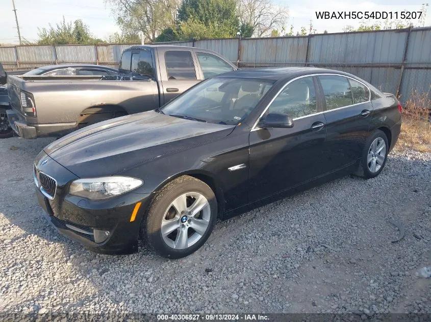 2013 BMW 528I xDrive VIN: WBAXH5C54DD115207 Lot: 40306527