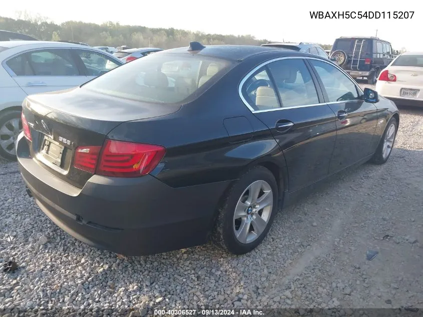 2013 BMW 528I xDrive VIN: WBAXH5C54DD115207 Lot: 40306527