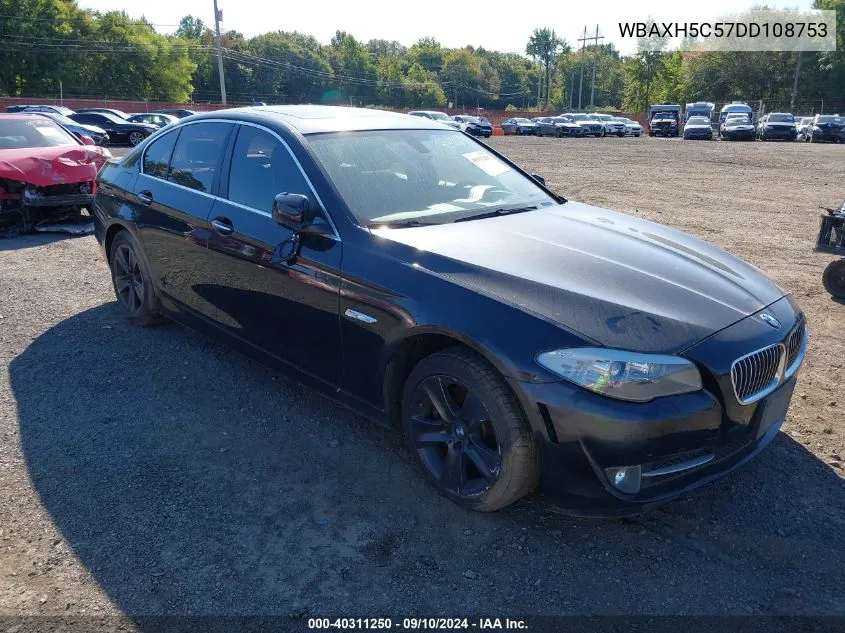 2013 BMW 528I xDrive VIN: WBAXH5C57DD108753 Lot: 40311250