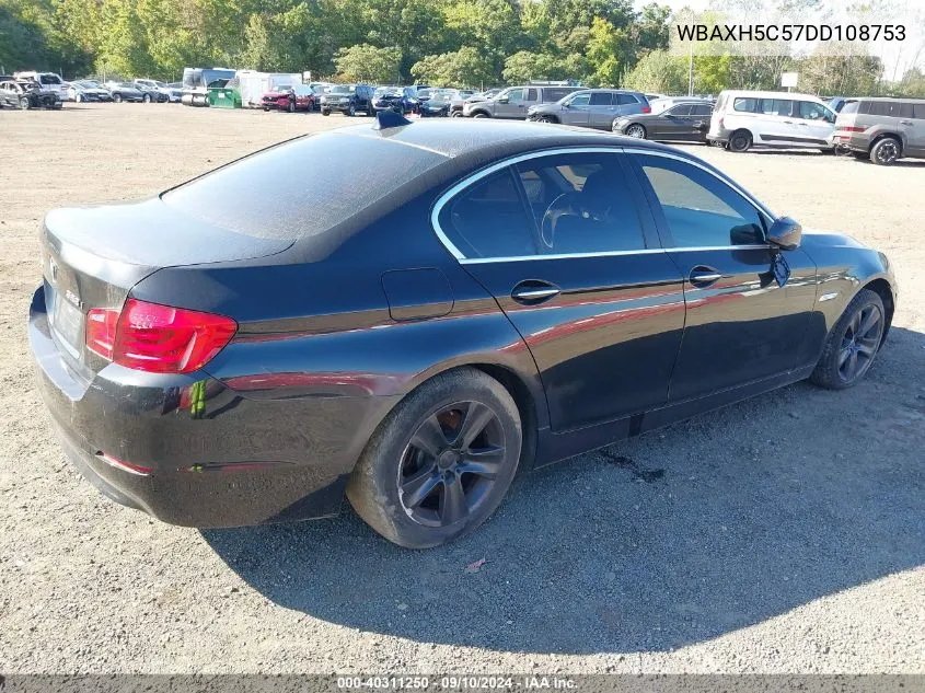 WBAXH5C57DD108753 2013 BMW 528I xDrive